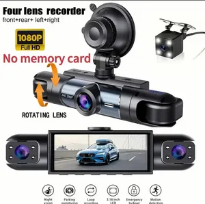 4-Lens Car Dash Camera – Full HD 1080P
