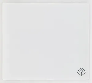 CustomSooq Glass MousePad (White Fiber) 40x45cm