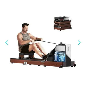 جهاز تجديف بمقاومة مائية قابل للطي بثلاثة أجزاء - foldable water resistant rowing machine