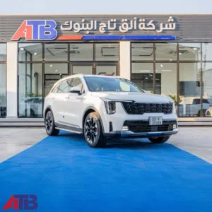 كيا سورينتو فول مواصفات داتا شو قمارة حديد بسعر حصري من شركة الق تاج البنوك لتجارة السيارات ATB