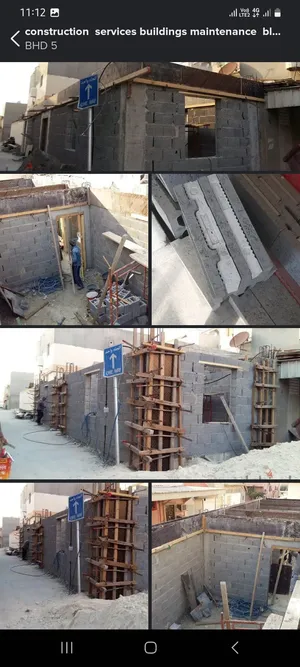 construction services buildings maintenance block fixing plumbing electrician painting gypsum