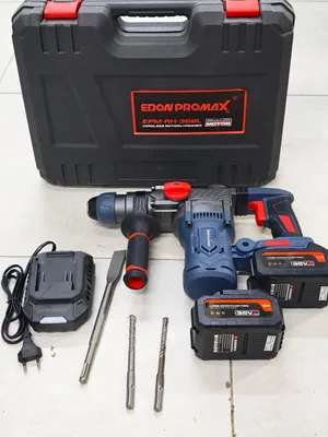 Cordless drill EDON PROMAX دريل بطارية لاسلكي همر هيلتي ثقب تكسير جدران خرسانة شركة ايدون بروماكس جو