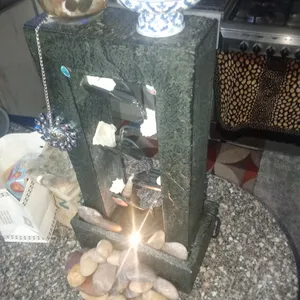 Style Fountain with LED Lighting - 18.7-in