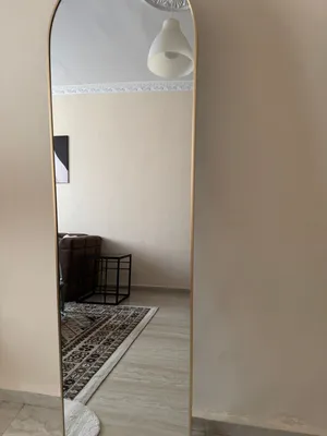 مراي ب اطار ذهبي جديد Length Mirror 151x42cm