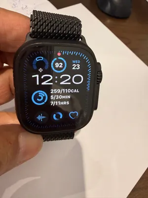 Apple Watch Ultra 2 Titanium Black with Original Milanese Bracelet
