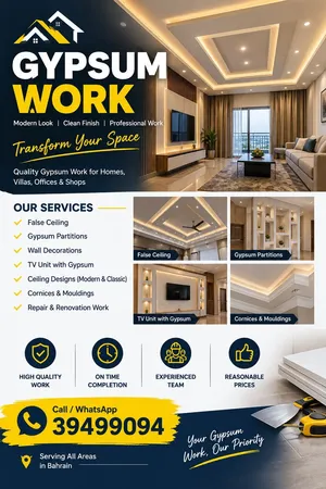 Premium gypsum work