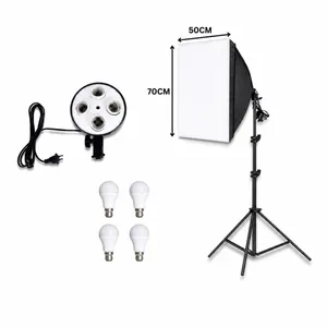 سوفت بوكس احترافي 50×70 سم مع ستاند 2.10 عدد 2