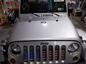 Bonnet cover for wrangler JK - Accident FREE -silver color