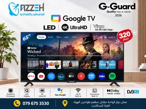 شاشه جيجارد 65 انشG-Guard Virgo 65” LED – Google TV اندرويد اصلي شامل توصيل وتركيب 320 دينار