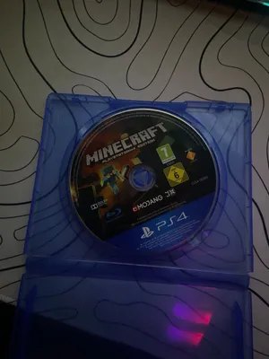شريط ماينكرافت ps4 و ps5 القديم مع بوكس شريط خارجي و آمن لا توجد فيه خدائش