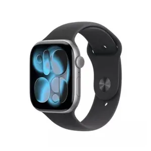 Apple Watch Series 11 GPS 42mm Space Grey Aluminium Case with Black Sport Band M/L