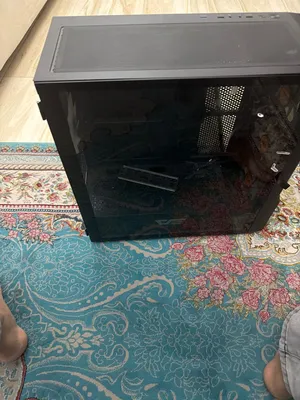 كيس كمبيوتر ألعاب نظيف مع 4 مراوح تبريد Gaming PC Case with 4 Fans