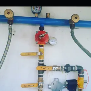 kitchen gas pipe work