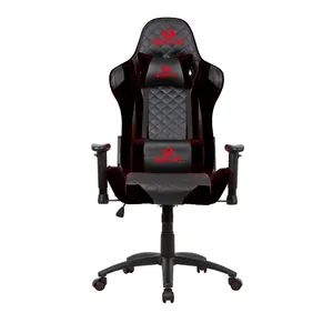 Redragon KING OF WAR C601 GAMING CHAIR-black-red كرسي ريدراجون أصلي مكفول اسود واحمر