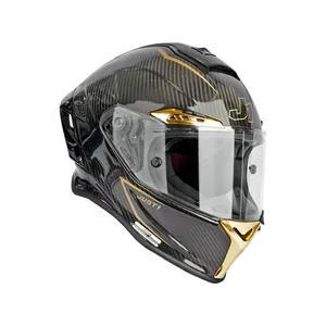 JUST1 Premium Full Face Helmet J-GPR Golden Road Gloss Edition