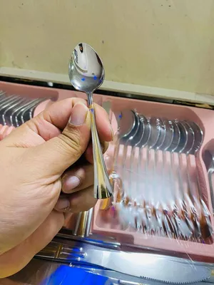 شنطةمعالق 87قطعة دورين ستالس ستيل ماركة ستاندرد تريد مدهب عيار 24