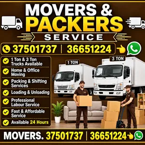 24 Hours House Shifting & Moving Service in Bahrain  Fast & Reliable