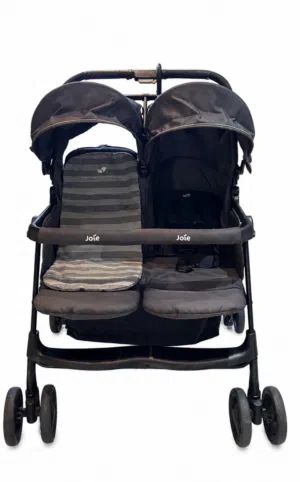 Joie twin Double Stroller - مع اكسسوارات عربة أطفال توأم جوي (Joie)