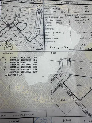 فرصه ركز في المساحه ارض سكنيه في ولاية العامرات العلاية