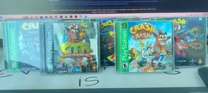 crash games cd playstion new never used