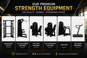 Well know brand gym equipment durable for commercial of in-house gym
