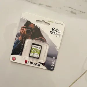 كرت ذاكرة كينجستون أصلي 64 جيجا للكاميرات والكمبيوتر واللابتوب Kingston 64GB (جديد) memory card