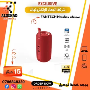 سماعات FANTECH NeraBox سبيكر شحن سماعة يوجد توصيل