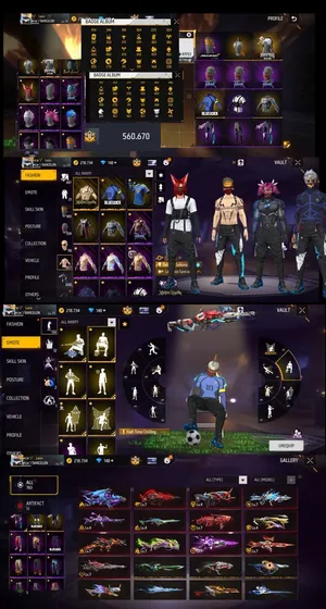 Free Fire Accounts and Characters for Sale in Khartoum