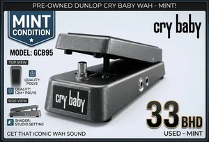 electric guitar wah pedal (dunlop crybaby)
