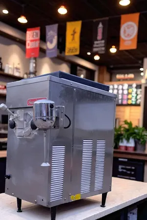 معدات ايس كريم (ماكينات سوفت وجيلاتو-واجهة عرض-سلاش)  Ice cream and slash equipments