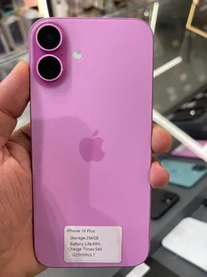 iPhone 16 plus used ( 256GB ) ايفون 16 بلس مستعمل بحالة الوكاله ( 256 جيجا )