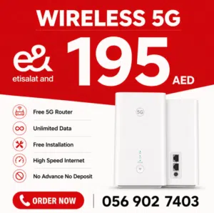 5.5G Etisalat WiFi connection New Plan