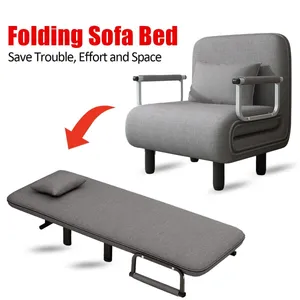 3-in-1 Chair Bed Adjustable Chair Sofa Bed with Adjustable Backrest