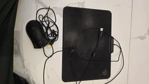 razer rgb  mousepad and razor mouse