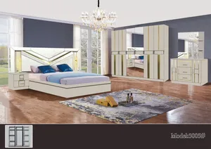 BEDROOM SET 7 PICES WITH MATTREAS WITH FITTING/غرف نوم مل سباع قطع مع دوشج مع ترکیب مجاني