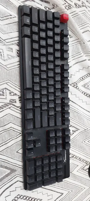 كيبورد HyperX Alloy Origins Mechanical Gaming Keyboard (PBT Keycaps مع جميع اغراضه