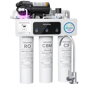 Waterdrop 9-Stage Tankless RO Water Filtration System (450 GPD)