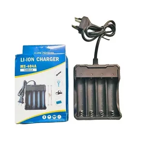 شاحن بطاريات رباعي 3.7V Battery Charger