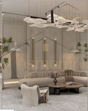 مهندسة معمارية وتصميم داخلي تصميم واشراف وتنفيذ بخبرة 15 سنة بأفضل سعر واعلى جودة