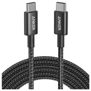كيبل شحن كابل نايلون -C إلى -C يدعم PD حتى 60W للشحن السريع من Anker