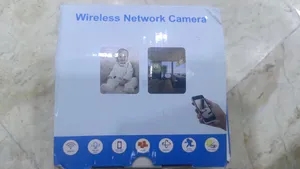 كاميرا مراقبة لاسلكية Wi-Fi  • مشاهدة مباشرة عن طريق الموبايل  • رؤية ليلية  • تصميم متحرك