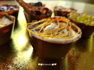 شوكلت محشي واكواب تشيز كيك