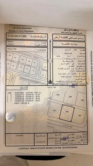 ارض سكنية للبيع بولاية محوت - الجوبة