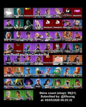حساب فورت للبيع Fortnite account