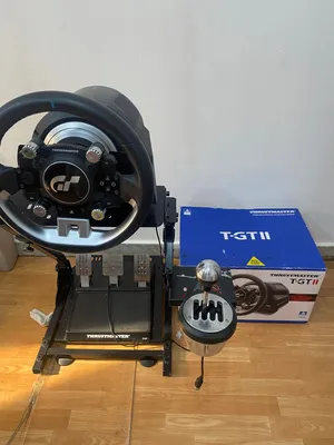 سكان T-GT II مع قير الثراستماستر و الفريم مستعمل 3 شهور()