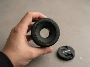 للبيع عدسة كانون: Canon EF 50mm f/1.8 STM، بحالة ممتازة وشبه جديدة وخالية تمامًا من أي عيوب