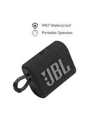 JBL Go 3 Portable Bluetooth Speaker – Waterproof – Black