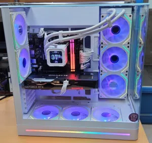 للبيع بي سي جيمنق Core i5 / 14Gen1TB SSD/16Ram  DDR5/ 5060 8GBRTX كالجديد