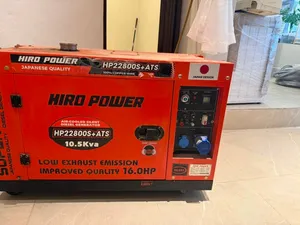 مولد كهرباء 10.5كيلو واط موديل HIRO POWER HP22800S +ATS