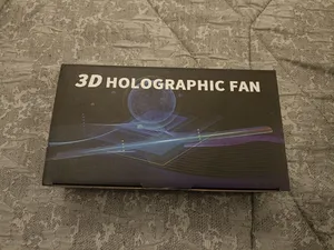 مروحة هولوجرام ثلاثية الأبعاد 3D Holographic Fan مقاس 40 سم - جديدة بالكرتونة